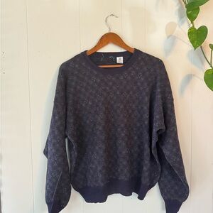 Rare, Vintage Abercrombie & Fitch Navy Crewneck Sweater